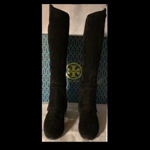 Tory Burch Two Way Boot - Stretch Suede - Size 7